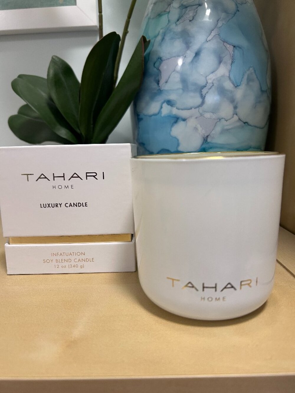 NWT - New in box Tahari Home Luxury Candle - Soy Blend - Infatuation